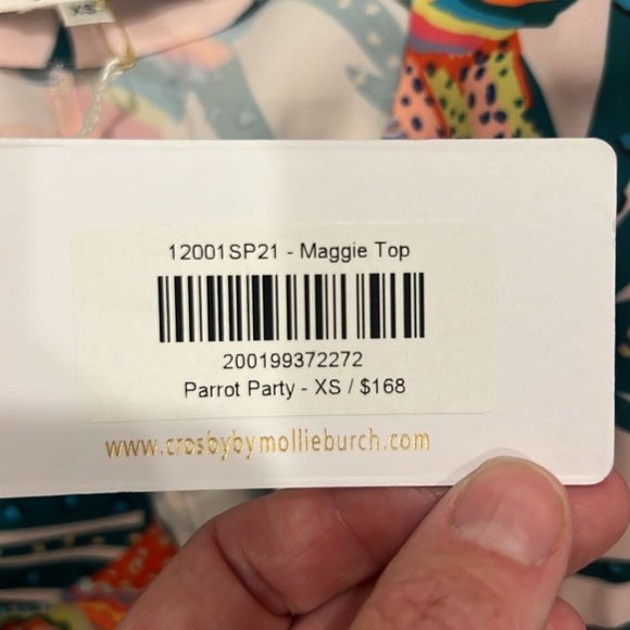 Crosby Maggie Top, Parrot Party - Picture 5 of 5